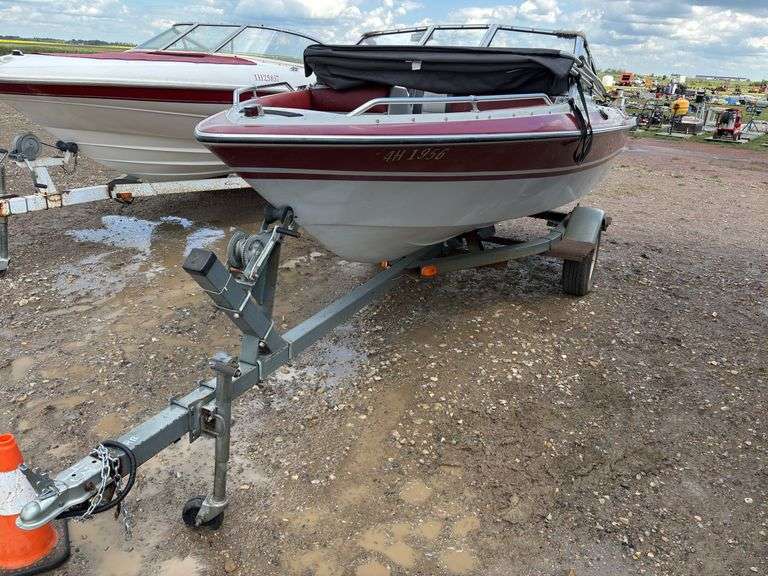 16' Magnum Boat On Trailer