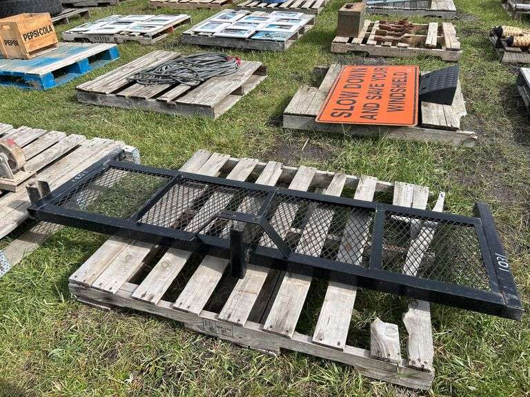 Truck Headache Rack w/ tire mount, no hardware, approx 5'11"x2', *Unreserved*