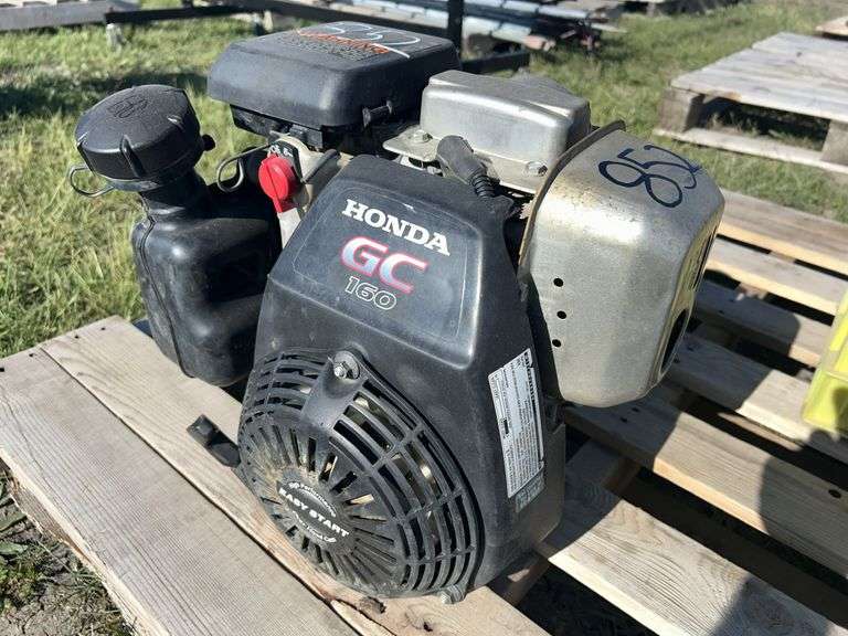 Honda GC 160 motor sn GC160LAQHAFNHI & Milk crate, *Unreserved* Wild