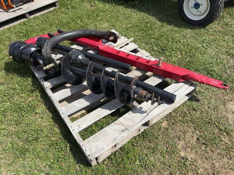 Red Rock 3PH Auger & Bit , 540 PTO approx 6'10" dia, *Unreserved*