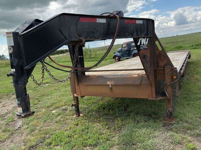 2018 ABU Flat Deck Tri Axle Goose Neck Trailer *Unreserved*