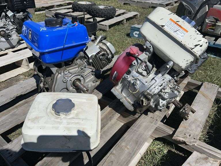 2 - 13 hp Motors (Unknown Condition ) 1- Power fist 1 - Unknown Brand, for parts  *Unreserved*