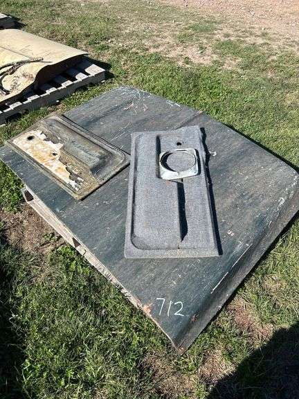 1971 Chevy Truck Hood, 2 Door Interior Panels, & 2 - Headlight Chrome Rings *Unreserved*