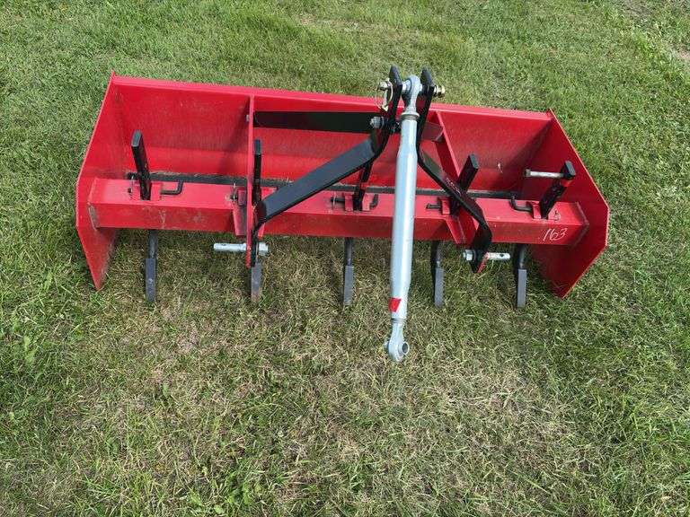 3PH Box Plow w/ rakers, unknown brand,  approx 5'x4', *Unreserved*