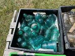 4 Crates of Glass Insulators, approx 150, *Unreserved*