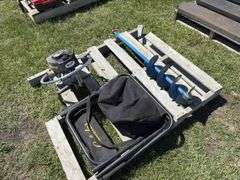 Cabela's Chair (foldable), Tas Motor - gas, unknown condition, auger bit, *Unreserved*