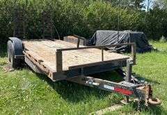 2004 Trailer Skid Dual Axel Flat Deck Trailer *Unreserved*