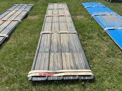 Lift of Millends Metal Siding/Roofing Approx. 9'-15' Long x 3' Wide (Approx. 50 Sheets Dark Mixed Color), *Unreserved*