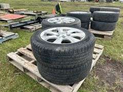 4 Goodyear Assurance Tires M&S  205/55R16, 4 Mazda 5 bolt rims, *Unreserved*