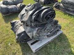 Assorted sizes of lumber & steel tarps, approx 4, *Unreserved*