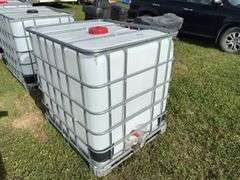 1000L Tote (not food grade) in metal cage w/ lid & valve, approx 4'x4'x3', *Unreserved*