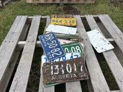 Approx 20 Vintage License Plates, 1960' & 70', *Unreserved*