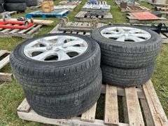 4 Goodyear Assurance Tires M&S  205/55R16, 4 Mazda 5 bolt rims, *Unreserved*