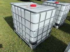 1000L Tote (not food grade) in metal cage w/ lid & valve, approx 4'x4'x3', *Unreserved*