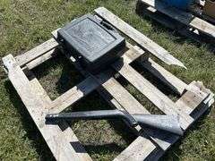 Pallet w/ Rotector Series model 1404 plastic gun case w/ foam (approx 1'4"x1'2"x6"), Stock for Ruger gun (plastic) *Unreserved*