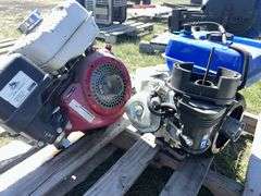 2 - 13 hp Motors (Unknown Condition ) 1- Power fist 1 - Unknown Brand, for parts  *Unreserved*