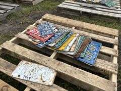 Approx 20 Vintage License Plates, 1960' & 70', *Unreserved*