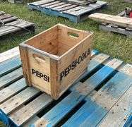Vintage Pepsi Case (wood), approx 1'5"x1'1"x1', *Unreserved*