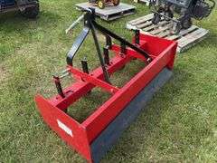 3PH Box Plow w/ rakers, unknown brand,  approx 5'x4', *Unreserved*