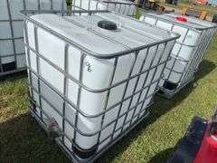 1000L Tote (not food grade) in metal cage w/ lid & valve, approx 4'x4'x3', *Unreserved*