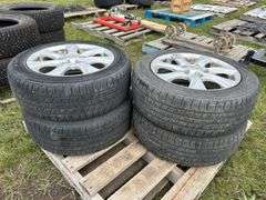 4 Goodyear Assurance Tires M&S  205/55R16, 4 Mazda 5 bolt rims, *Unreserved*