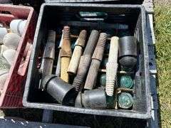 4 Crates of Glass & Ceramic Insulators, approx 120, *Unreserved*