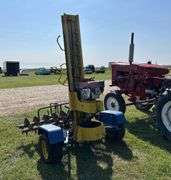 Trailer Type Post Hole Auger w/ 2 Auger Bits Approx. 12'' & 9'' *Unreserved*