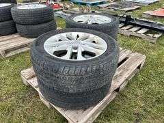 4 General  EverTrek RTX Tires 205/55R16, 4 Kia 5 bolt rims, *Unreserved*