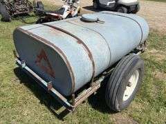 200 gal Water Tank on farm trailer, *Unreserved*