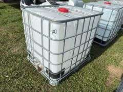 1000L Tote (not food grade) in metal cage w/ lid & valve, approx 4'x4'x3', *Unreserved*