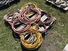 7 Assorted air hoses, *Unreserved*