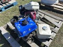2 - 13 hp Motors (Unknown Condition ) 1- Power fist 1 - Unknown Brand, for parts  *Unreserved*