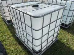 1000L Tote (not food grade) in metal cage w/ lid & valve, approx 4'x4'x3', *Unreserved*