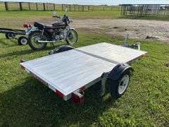 2010 Trifold Aluminum Trailer 4'x8', *Unreserved*