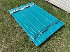 Lift of Millends Metal Siding/Roofing Approx. 6'-15' Long x 3' Wide (Approx. 25 Sheets Deepwater Green Color), *Unreserved*