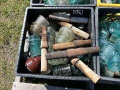 4 Crates of Glass Insulators, approx 100, *Unreserved*