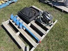 Cabela's Chair (foldable), Tas Motor - gas, unknown condition, auger bit, *Unreserved*