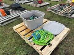 200ft (approx) of Led Christmas Lights & 2 - Extension Cords