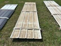 Lift of Millends Metal Siding/Roofing Approx. 11'7''-13'' Long x 3' Wide (Approx. 7 Sheets Bone White Color), *Unreserved*