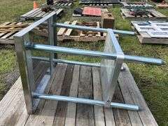 Stainless Steel Prep table approx 2'10"x2'x2'6", height adjustable lower shelf, *Unreserved*