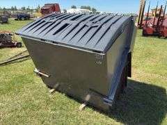 Falcon Garbage Bin for bale handler system, w/ Lid *Unreserved*