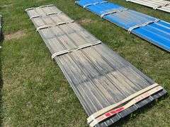 Lift of Millends Metal Siding/Roofing Approx. 9'-15' Long x 3' Wide (Approx. 50 Sheets Dark Mixed Color), *Unreserved*