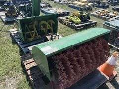 John Deere 1032D Snow Blower, w/ Sweeper Attachment SN: M01032D191316