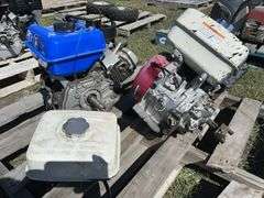 2 - 13 hp Motors (Unknown Condition ) 1- Power fist 1 - Unknown Brand, for parts  *Unreserved*