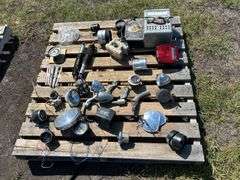 Vintage Vehicle parts, headlights, suspension, odometer/speedometer, approx 25, *Unreserved*