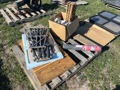 Trestle Bent Jig w/ Approx. 7 Completed Trestles, 1'6-2'3'' Including Misc Landscape Wire & Mortar *Unreserved*
