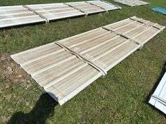Lift of Millends Metal Siding/Roofing Approx. 7'-10' Long x 3' Wide (Approx. 9 Sheets Mixed Color), *Unreserved*