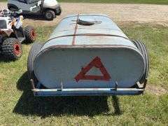 200 gal Water Tank on farm trailer, *Unreserved*