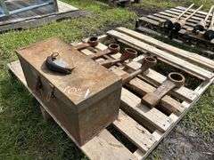 Steel Sledge Wrenches w/ steel tool box, *Unreserved*