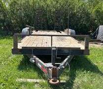 2004 Trailer Skid Dual Axel Flat Deck Trailer *Unreserved*